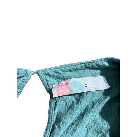 Free People BEACH Get Obsessed Babydoll Tunic Dress Balloon Sleeve Sz M - Picture 4 of 8